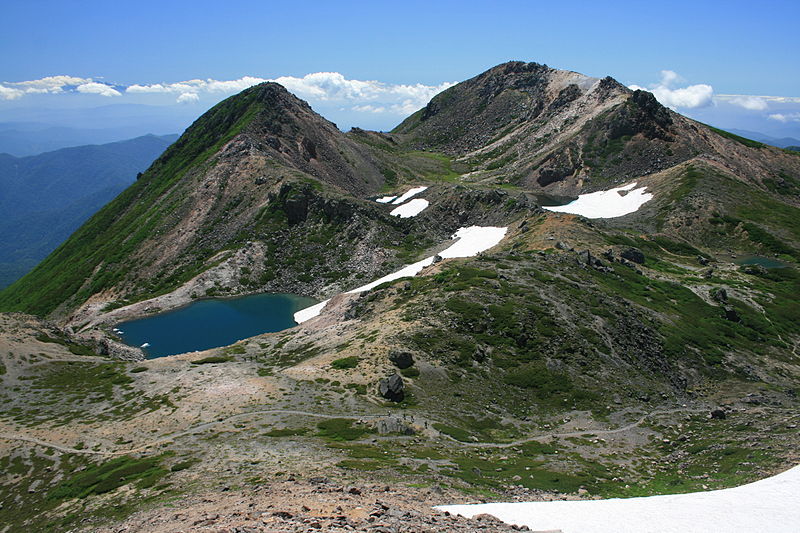 日本三大名山・日本百名山、白山