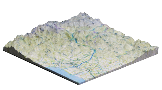 立体地図・地形図